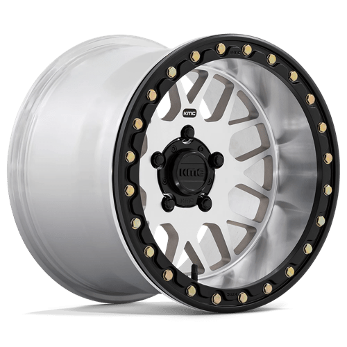 KMC Powersports KS235 GRENADE UTV BEADLOCK MACHINED 15X6 4X137 ET +38 CB 112.1