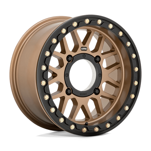 KMC Powersports KS235 GRENADE UTV BEADLOCK SATIN BRONZE 15X7 4X137 ET +10 CB 112.1