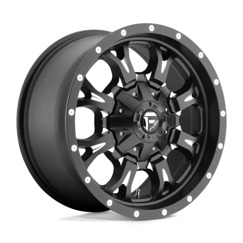 Fuel 1PC D517 KRANK MATTE BLACK MILLED 17X9 8X6.5 ET +1 CB 125.1