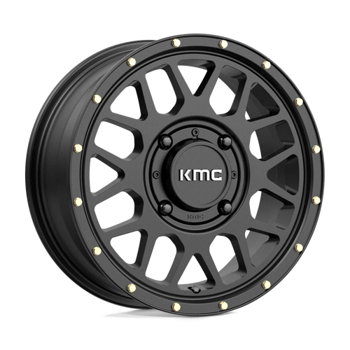 KMC Powersports KS135 GRENADE UTV SATIN BLACK 15X6 4X137 ET +38 CB 112.1