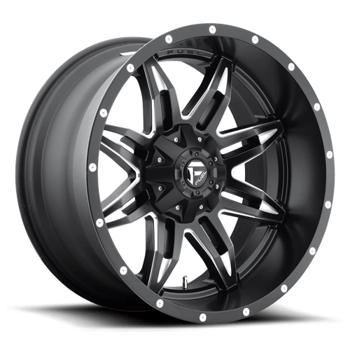 Fuel 1PC D567 LETHAL MATTE BLACK MILLED 15X10 5X4.5/4.75 ET -43 CB 72.56