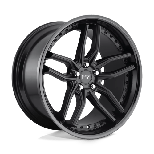 Niche 1PC M194 METHOS GLOSS BLACK MATTE BLACK 19X9.5 5X120 ET +35 CB 72.56
