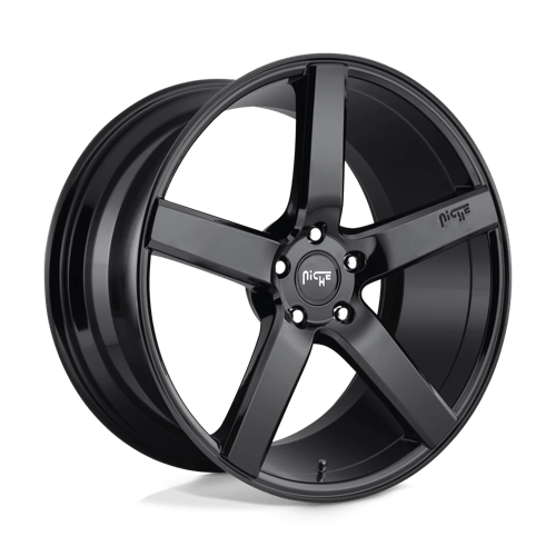 Niche 1PC M188 MILAN GLOSS BLACK 20X8.5 5X4.5 ET +35 CB 72.56