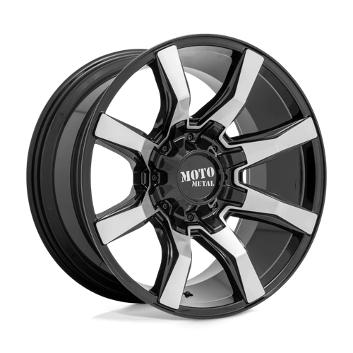 Moto Metal MO804 SPIDER GLOSS BLACK MACHINED 20X10 5X5.0/5.5 ET +12 CB 78.1