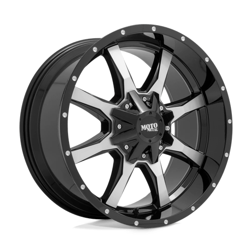 Moto Metal MO970 GLOSS BLACK MACHINED 20X10 6X135/5.5 ET -24 CB 106.1