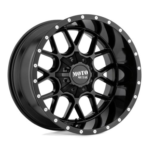 Moto Metal MO986 SIEGE GLOSS BLACK 20X12 6X135/5.5 ET -44 CB 106.1