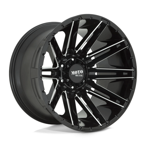 Moto Metal MO998 KRAKEN GLOSS BLACK MILLED 20X10 5X5.0 ET -18 CB 71.5