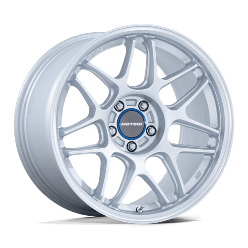 Motegi MR158 TSUBAKI HYPER SILVER W/ MACHINED LIP 18X10.5 5X112 ET +35 CB 66.56