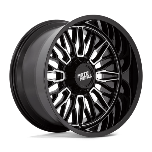 Moto Metal MO809 STINGER GLOSS BLACK MACHINED 20X10 8X6.5 ET -18 CB 125.1
