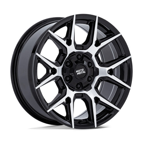 Moto Metal MO813 MASON GLOSS BLACK MACHINED 20X9 6X135/5.5 ET +10 CB 95.1