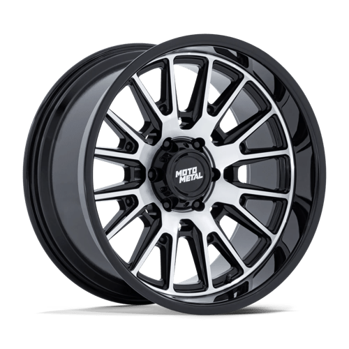 Moto Metal MO814 TEKTON GLOSS BLACK MACHINED 20X9 6X5.5 ET +1 CB 106.1