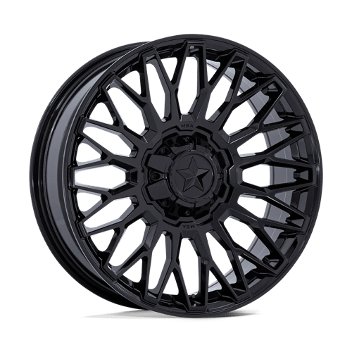 MSA Offroad Wheels M50 CLUBBER UTV GLOSS BLACK 14X7 4X137/156 ET +10 CB 110.1