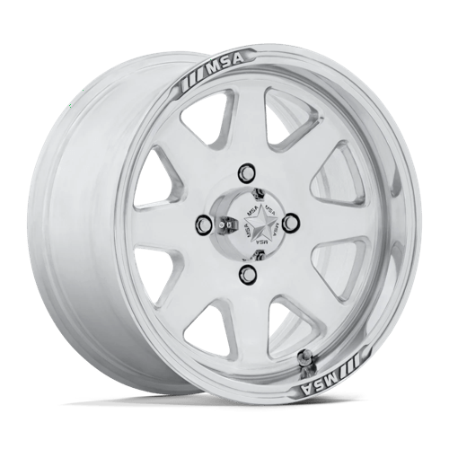 MSA Offroad Wheels M54 SPARK UTV POLISHED 15X7 4X110 ET +10 CB 86