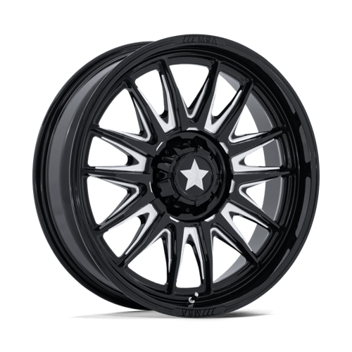MSA Offroad Wheels M55 COMMANDER UTV GLOSS BLACK MILLED 15X7 4X110 ET +10 CB 86