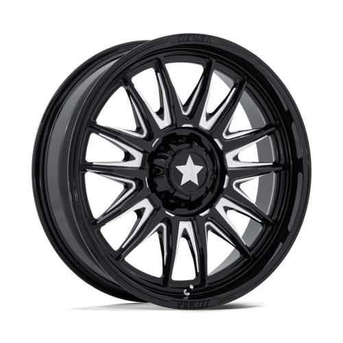 MSA Offroad Wheels M55 COMMANDER UTV GLOSS BLACK MILLED 18X7 4X110 ET +10 CB 86