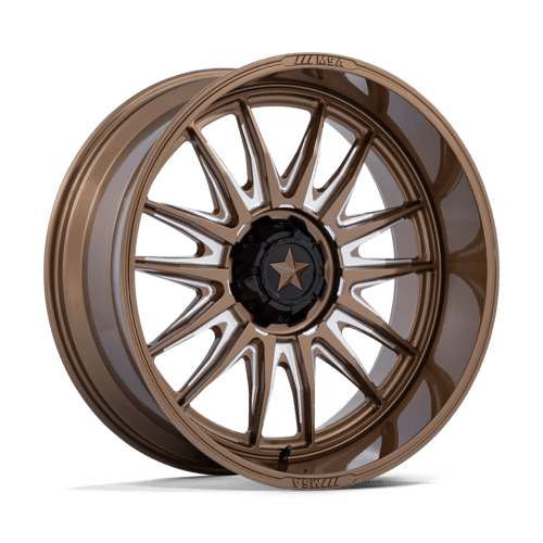 MSA Offroad Wheels M55 COMMANDER UTV GLOSS BRONZE MILLED 24X10 5X4.5 ET -25 CB 72.56