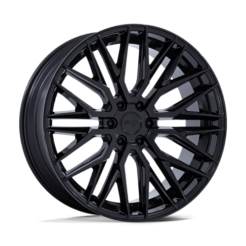 Niche 1PC M224 GAMMA GLOSS BLACK 22X9.5 6X5.5 ET +25 CB 106.1