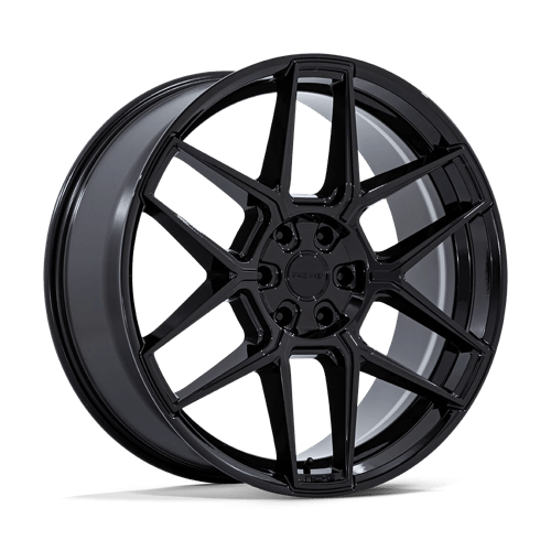 Niche 1PC NC281 RISE GLOSS BLACK 22X10.5 5X112 ET +38 CB 66.56