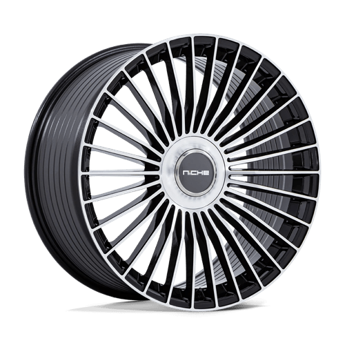 Niche 1PC NC282 SERENE GLOSS BLACK MACHINED 24X10 6X135/5.5 ET +30 CB 100.3