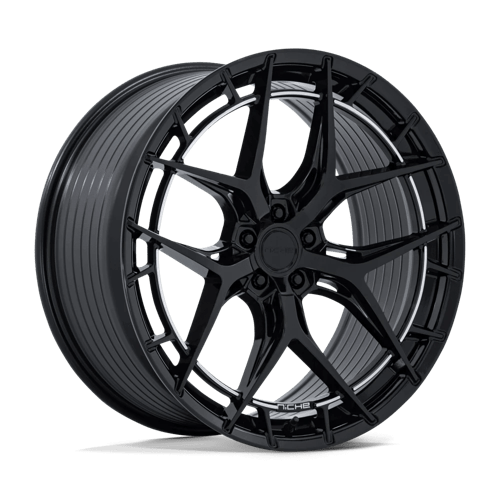 Niche 1PC NC286 RIVIERA GLOSS BLACK 22X10.5 5X120 ET +38 CB 74.1