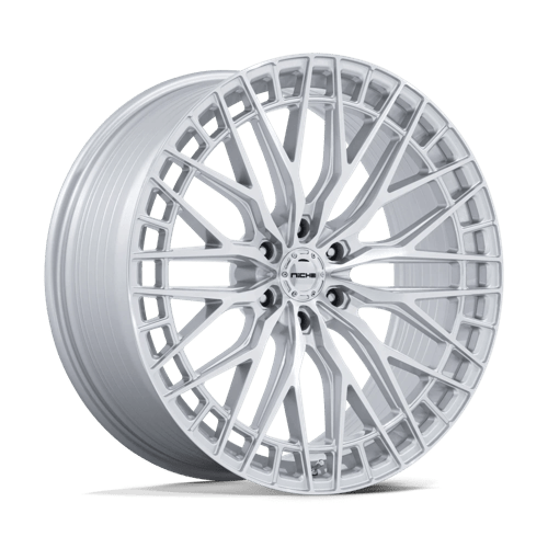 Niche 1PC NC288 GENOA GLOSS SILVER W/ MACHINED FACE 24X10 6X5.5 ET +0 CB 106.1