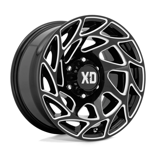 XD XD860 ONSLAUGHT GLOSS BLACK MILLED 17X9 6X5.5 ET +0 CB 106.1