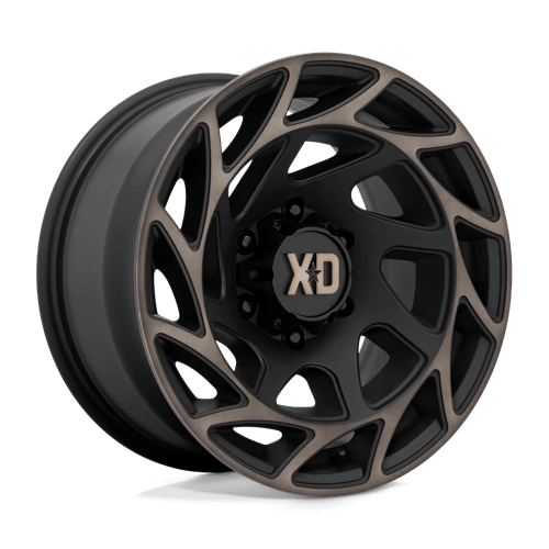 XD XD860 ONSLAUGHT SATIN BLACK W/ BRONZE TINT 20X9 5X5.0 ET +0 CB 71.5
