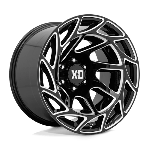 XD XD860 ONSLAUGHT GLOSS BLACK MILLED 20X12 6X135 ET -44 CB 87.1