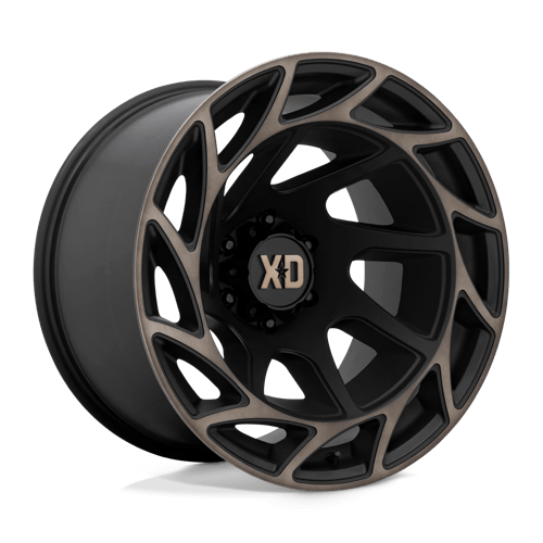 XD XD860 ONSLAUGHT SATIN BLACK W/ BRONZE TINT 20X12 6X5.5 ET -44 CB 106.1