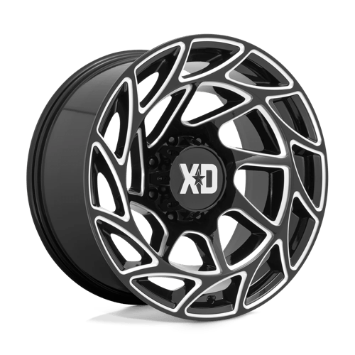 XD XD860 ONSLAUGHT GLOSS BLACK MILLED 20X10 8X170 ET -18 CB 125.1