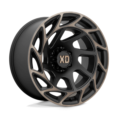 XD XD860 ONSLAUGHT SATIN BLACK W/ BRONZE TINT 20X10 6X5.5 ET -18 CB 106.1