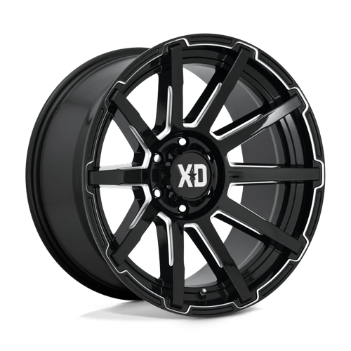 XD XD847 OUTBREAK GLOSS BLACK MILLED 20X9 6X5.5 ET +18 CB 106.1
