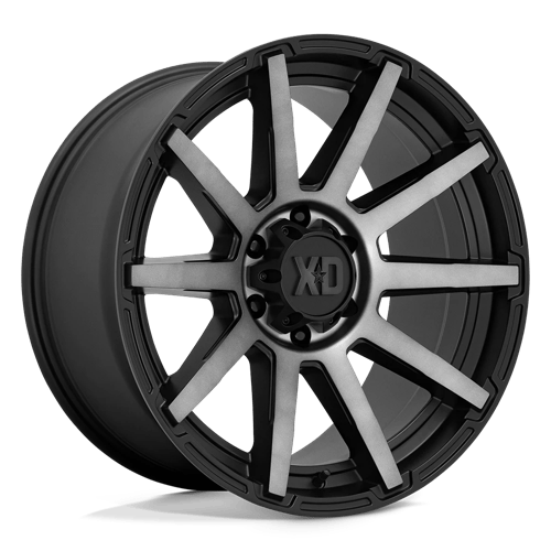 XD XD847 OUTBREAK SATIN BLACK W/ GRAY TINT 17X9 6X5.5 ET +30 CB 106.1
