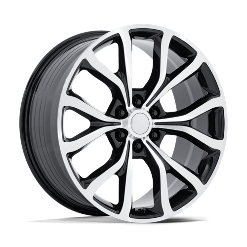 Performance Replicas PR230 GLOSS BLACK MACHINED 24X10 6X135 ET +31 CB 87.1