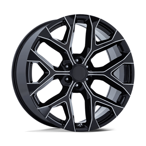 Performance Replicas PR177 GLOSS BLACK MILLED 22X9 6X5.5 ET +24 CB 78.1