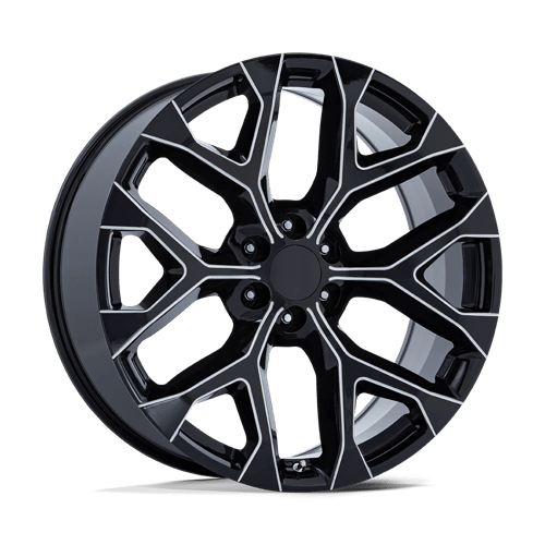 Performance Replicas PR177 GLOSS BLACK MILLED 26X10 6X5.5 ET +24 CB 78.1