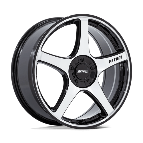 Petrol PE003 P2E GLOSS BLACK MACHINED 17X8 5X110/115 ET +40 CB 72.56