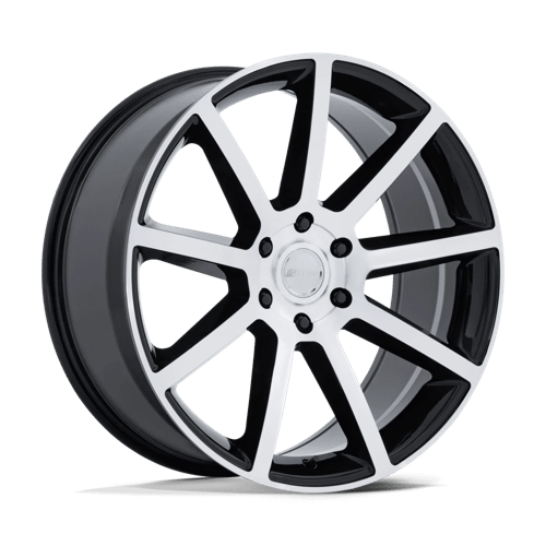 Petrol PE007 P6E GLOSS BLACK MACHINED 22X9.5 6X135 ET +30 CB 87.1