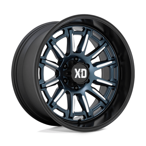 XD XD865 PHOENIX METALLIC BLUE MILLED W/ BLACK LIP 20X10 5X5.0 ET -18 CB 71.5