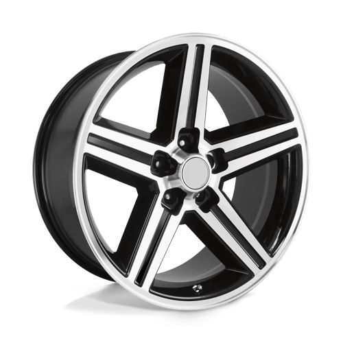 Performance Replicas PR148 GLOSS BLACK MACHINED 17X8 5X4.75 ET +0 CB 73.1