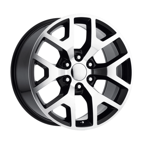 Performance Replicas PR169 GLOSS BLACK W/ MACHINED SPOKES 22X9 6X5.5 ET +28 CB 78.1