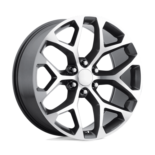 Performance Replicas PR176 GUNMETAL MACHINED 22X9 6X5.5 ET +24 CB 78.1