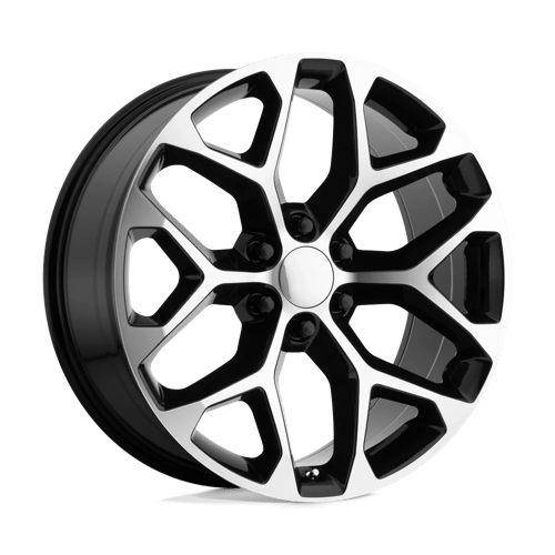 Performance Replicas PR176 GLOSS BLACK MACHINED 24X10 6X5.5 ET +24 CB 78.1