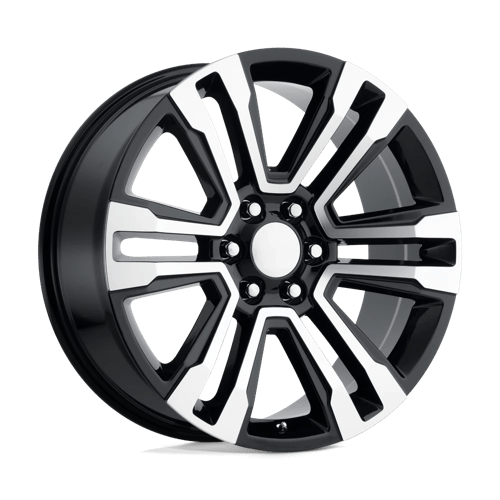 Performance Replicas PR182 GLOSS BLACK MACHINED 20X9 6X5.5 ET +24 CB 78.1