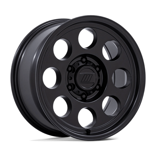 Pro Comp Alloys PA201 HERITAGE MATTE BLACK 17X9 8X6.5 ET -12 CB 125.1