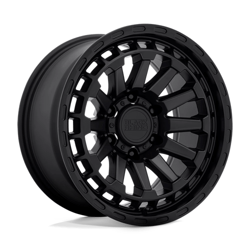 Black Rhino Hard Alloys RAID MATTE BLACK 17X8.5 6X5.5 ET -18 CB 112.1