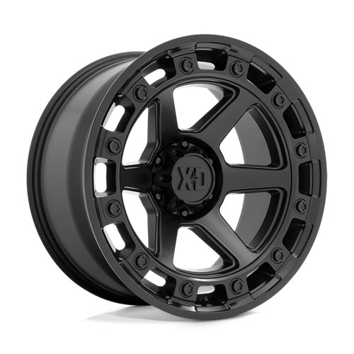 XD XD862 RAID SATIN BLACK 17X9 5X5.0 ET +0 CB 71.5