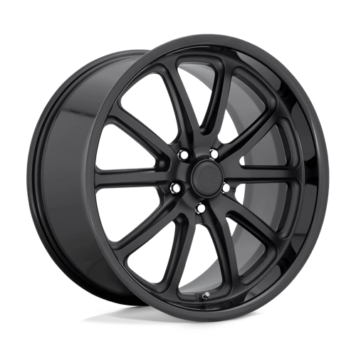 US Mag 1PC U123 RAMBLER GLOSS BLACK MATTE BLACK 20X10 5X120 ET +35 CB 72.56