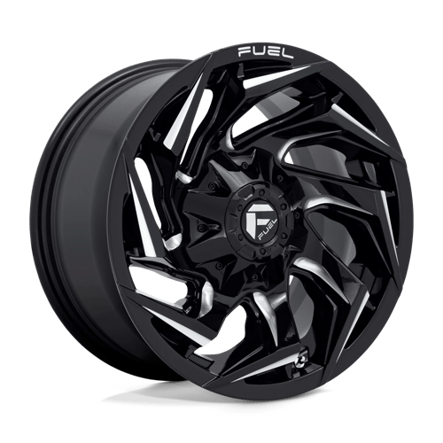 Fuel 1PC D753 REACTION GLOSS BLACK MILLED 20X9 6X135/5.5 ET +20 CB 106.1