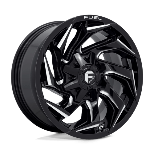 Fuel 1PC D753 REACTION GLOSS BLACK MILLED 18X9 6X135/5.5 ET +1 CB 106.1